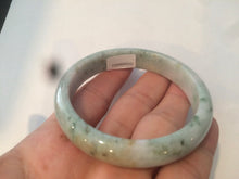 Load image into Gallery viewer, 53.1mm Certified type A 100% Natural green/purple/yellow Jadeite Jade bangle AQ10-9161
