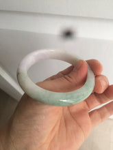 Load image into Gallery viewer, 53.7mm Certified Type A 100% Natural green/purple/brown Jadeite Jade bangle AR57-9788
