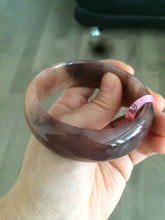 Load image into Gallery viewer, 56.8mm 100% natural red/purple/violet Quartzite (Shetaicui jade) bangle Y12
