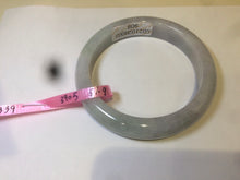 Load image into Gallery viewer, 57.9mm certified Type A 100% Natural light green/purple Jadeite Jade bangle AB39-3905
