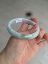 Load image into Gallery viewer, 58.8mm certified Type A 100% Natural light green/purple Jadeite bangle D85-1702
