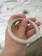 Load image into Gallery viewer, 59.5mm Certified Type A 100% Natural sunny green/yellow Jadeite Jade bangle D53-2599
