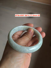 Load image into Gallery viewer, Sale! Type A 100% Natural dark green/white/black Jadeite Jade bangle with defects group 3
