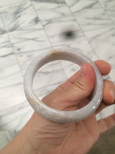 Load image into Gallery viewer, 58.3mm Certified Type A 100% Natural white/yellow/green Jadeite Jade bangle D60-0578

