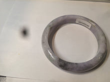 Load image into Gallery viewer, 56.5mm certified 100% natural Type A green/brown/purple jadeite jade bangle AQ26-2685
