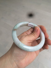 Load image into Gallery viewer, 58.5mm Certified Type A 100% Natural light green/red/purple jadeite jade bangle AT54-0053
