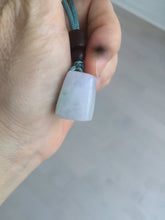Load image into Gallery viewer, 100% Natural sunny green/purple scale weight jadeite Jade pendant necklace AF40

