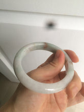 Load image into Gallery viewer, 58.5mm Certified Type A 100% Natural light green/red/purple jadeite jade bangle AT54-0053
