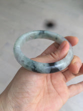 Load image into Gallery viewer, 56.5mm certified 100% natural Type A green purple jadeite jade bangle AM11-5607
