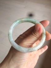 Load image into Gallery viewer, 56mm 100% natural certified icy sunny green/red/white jadeite jade bangle AT52-8745
