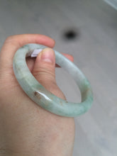 Load image into Gallery viewer, 56mm 100% natural certified icy sunny green/red/white jadeite jade bangle AT52-8745

