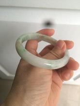 Load image into Gallery viewer, 56mm 100% natural certified icy sunny green/red/white jadeite jade bangle AT52-8745
