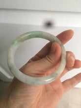 Load image into Gallery viewer, 56mm 100% natural certified icy sunny green/red/white jadeite jade bangle AT52-8745
