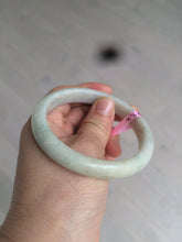 Load image into Gallery viewer, 57.5mm Certified Type A 100% Natural light green Jadeite Jade bangle AQ44
