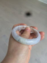 Load image into Gallery viewer, 54mm 100% natural type A certified light green/purple/red jadeite jade bangle AM2-1588
