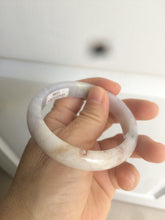 Load image into Gallery viewer, 54mm 100% natural type A certified light green/purple/red jadeite jade bangle AM2-1588

