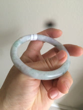 Load image into Gallery viewer, 54mm certified 100% natural type A green purple yellow round cut jadeite jade bangle AS4-0517
