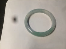 Load image into Gallery viewer, 54mm certified Type A 100% Natural watery sunny green/white  jadeite jade bangle AB78-5444
