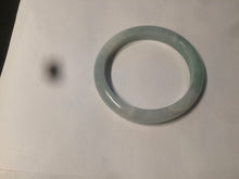Load image into Gallery viewer, 54mm certified Type A 100% Natural watery sunny green/white  jadeite jade bangle AB78-5444
