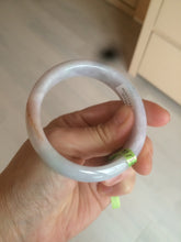 Load image into Gallery viewer, 51mm type A 100% natural certified green/purple/red jadeite jade bangle U80-0744((Clearance item with big defects)
