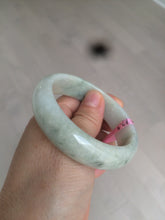 Load image into Gallery viewer, 55.2mm Type A 100% Natural green Jadeite Jade bangle AQ38
