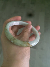 Load image into Gallery viewer, 59mm Certified Type A 100% Natural white/yellow/green Jadeite Jade bangle D59-0575
