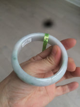 Load image into Gallery viewer, 53mm type A 100% natural certified green jadeite jade bangle U77-0727((Clearance item with big defects)
