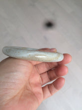 Load image into Gallery viewer, 57.3mm 100% Natural beige brown round cut nephrite Jade bangle HT57
