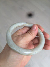 Load image into Gallery viewer, 57.3mm 100% Natural beige brown round cut nephrite Jade bangle HT57
