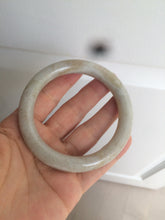 Load image into Gallery viewer, 57.3mm 100% Natural beige brown round cut nephrite Jade bangle HT57
