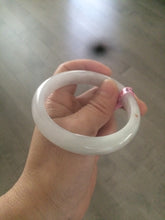 Load image into Gallery viewer, 56.7mm Certified Type A 100% Natural icy light green/orange  Jadeite Jade bangle A21-3146
