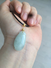 Load image into Gallery viewer, 100% natural type A icy white blessed melon Jadeite Jade pendant AF24
