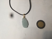 Load image into Gallery viewer, 100% natural type A icy white blessed melon Jadeite Jade pendant AF24
