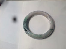 Load image into Gallery viewer, 53.7mm Certified Type A 100% Natural green/purple/brown Jadeite Jade bangle AR58-0523
