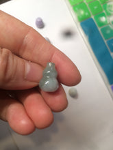 Load image into Gallery viewer, 100% natural type A 3D white/yellow/purple/brown Jadeite jade gourd ( 葫芦, 福禄) pendant AF31
