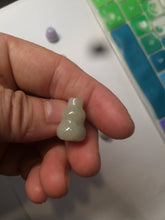 Load image into Gallery viewer, 100% natural type A 3D white/yellow/purple/brown Jadeite jade gourd ( 葫芦, 福禄) pendant AF31
