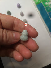 Load image into Gallery viewer, 100% natural type A 3D white/yellow/purple/brown Jadeite jade gourd ( 葫芦, 福禄) pendant AF31
