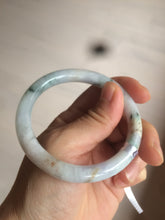 Load image into Gallery viewer, 54mm certified 100% natural type A green purple yellow round cut jadeite jade bangle AS4-0517
