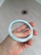 Load image into Gallery viewer, 55.8mm Certified type A 100% Natural quiet light green/blue Jadeite bangle AQ27-1703
