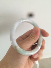 Load image into Gallery viewer, 54mm certified 100% natural type A green purple yellow round cut jadeite jade bangle AS4-0517
