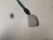 Load image into Gallery viewer, 100% Natural sunny green/purple scale weight jadeite Jade pendant necklace AF40
