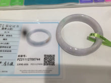 Load image into Gallery viewer, 51mm type A 100% natural certified green/purple/red jadeite jade bangle U80-0744((Clearance item with big defects)
