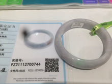 Load image into Gallery viewer, 51mm type A 100% natural certified green/purple/red jadeite jade bangle U80-0744((Clearance item with big defects)
