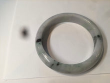 Load image into Gallery viewer, 58.6mm 100% natural type A certified sunny green/purple jadeite jade bangle AQ33-0735
