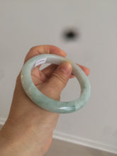 Load image into Gallery viewer, 57.5mm Certified Type A 100% Natural icy green/white Jadeite Jade bangle AT20-1351
