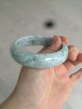 Load image into Gallery viewer, 57.9mm certified Type A 100% Natural green/purple Jadeite Jade bangle D76-3763
