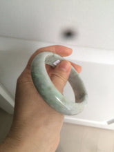 Load image into Gallery viewer, 57.9mm certified Type A 100% Natural green/purple Jadeite Jade bangle D76-3763

