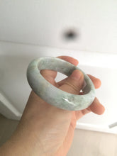 Load image into Gallery viewer, 57.9mm certified Type A 100% Natural green/purple Jadeite Jade bangle D76-3763
