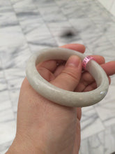 Load image into Gallery viewer, 55.2mm type A 100% Natural green/ white Jadeite Jade bangle Y54
