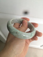 Load image into Gallery viewer, 57.9mm certified Type A 100% Natural green/purple Jadeite Jade bangle D76-3763
